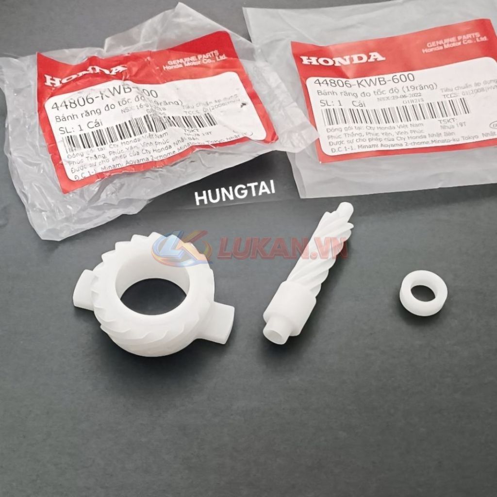 Cặp bánh răng, nhông công tơ mét FUTURE MẬP, LED 125.... zin 44806-KWB-600