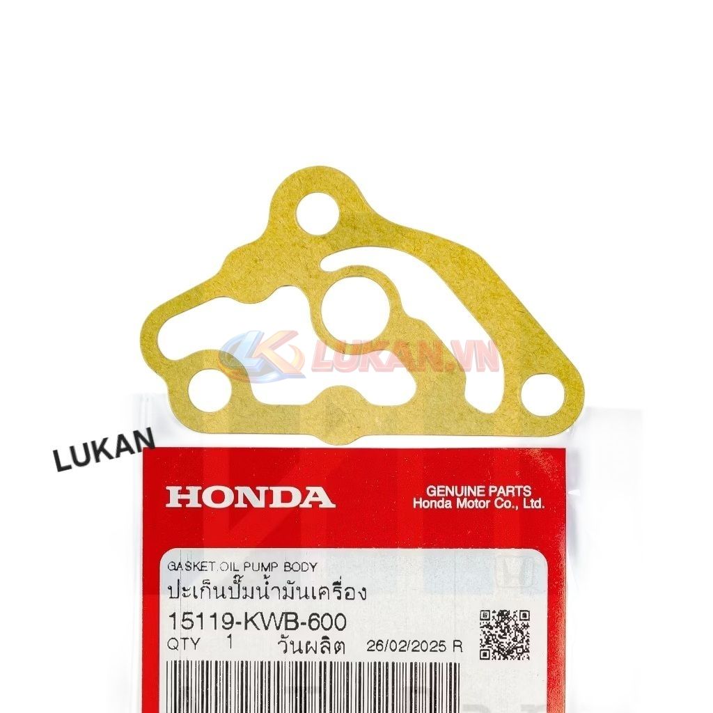 Gioăng, ron bơm nhớt dầu WAVE S110, RSX, BLADE, A110.... 15119-KWB-600 - Ảnh 5