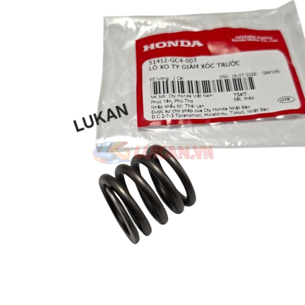 Lò xo ngắn giảm xóc phuộc trước WINNER V1, X 150... 51412-GC4-003 - Ảnh 3