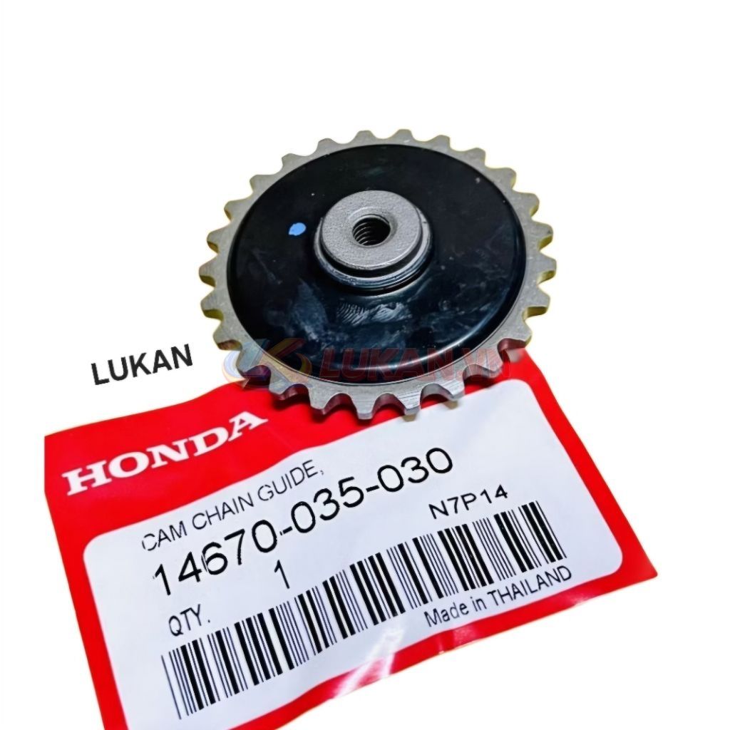 Bánh răng dẫn xích cam, nhông bơm nhớt DREAM, WAVE 100.... zin Thái 14670-035-030 - Ảnh 4