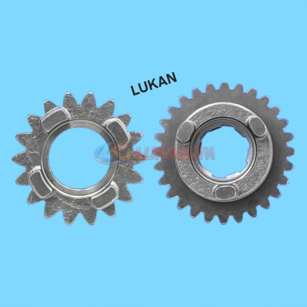 Cặp bánh răng, nhông số 2 đấu xe DREAM, WAVE.... 18, 28T - Ảnh 3