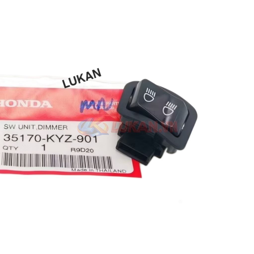 Nút công tắc pha cos đèn xe FUTURE MẬP 125 2012-2017.... zin 35170-KYZ-901 - Ảnh 2