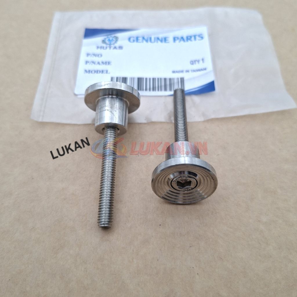 Cặp ốc inox, khâu CNC bắt rổ mặt nạ trước xe FUTURE LED, WAVE 125... - Ảnh 2