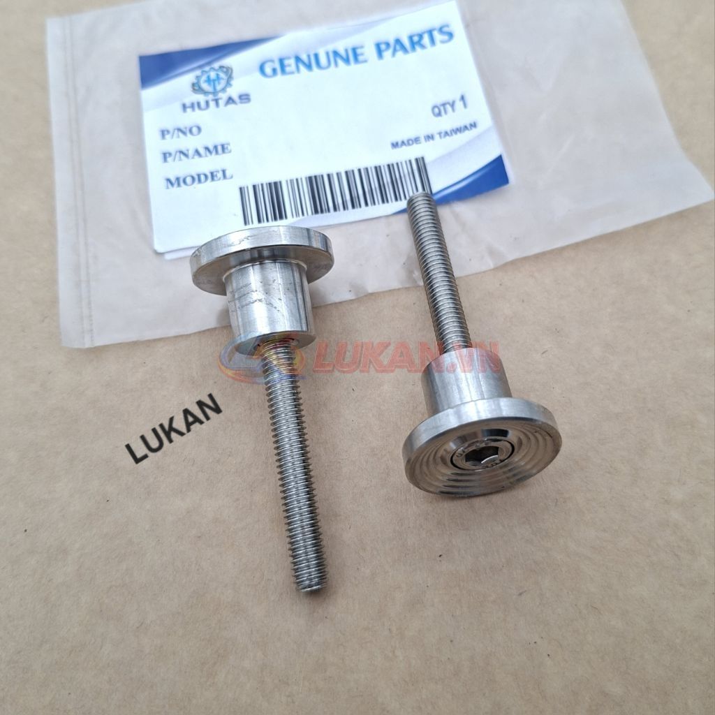 Cặp ốc inox, khâu CNC bắt rổ mặt nạ trước xe FUTURE LED, WAVE 125... - Ảnh 4