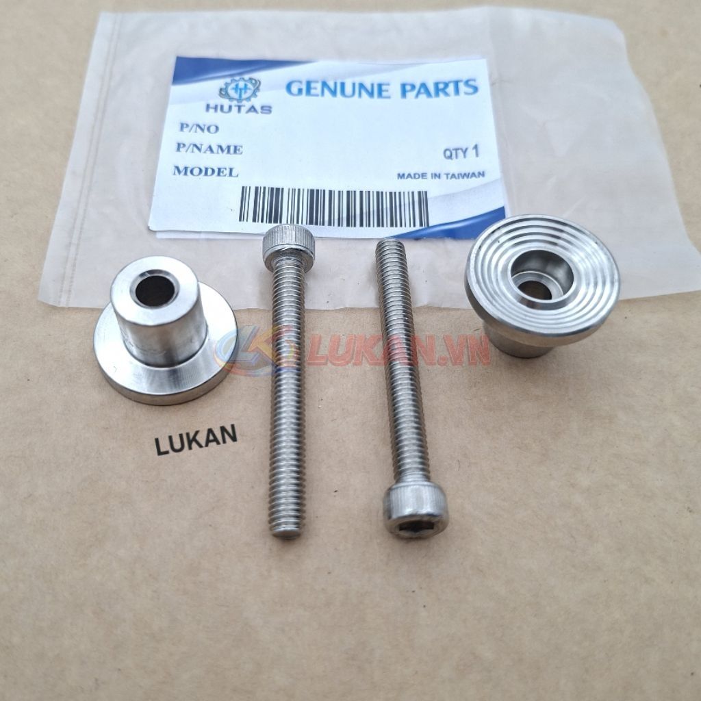 Cặp ốc inox, khâu CNC bắt rổ mặt nạ trước xe FUTURE LED, WAVE 125... - Ảnh 5