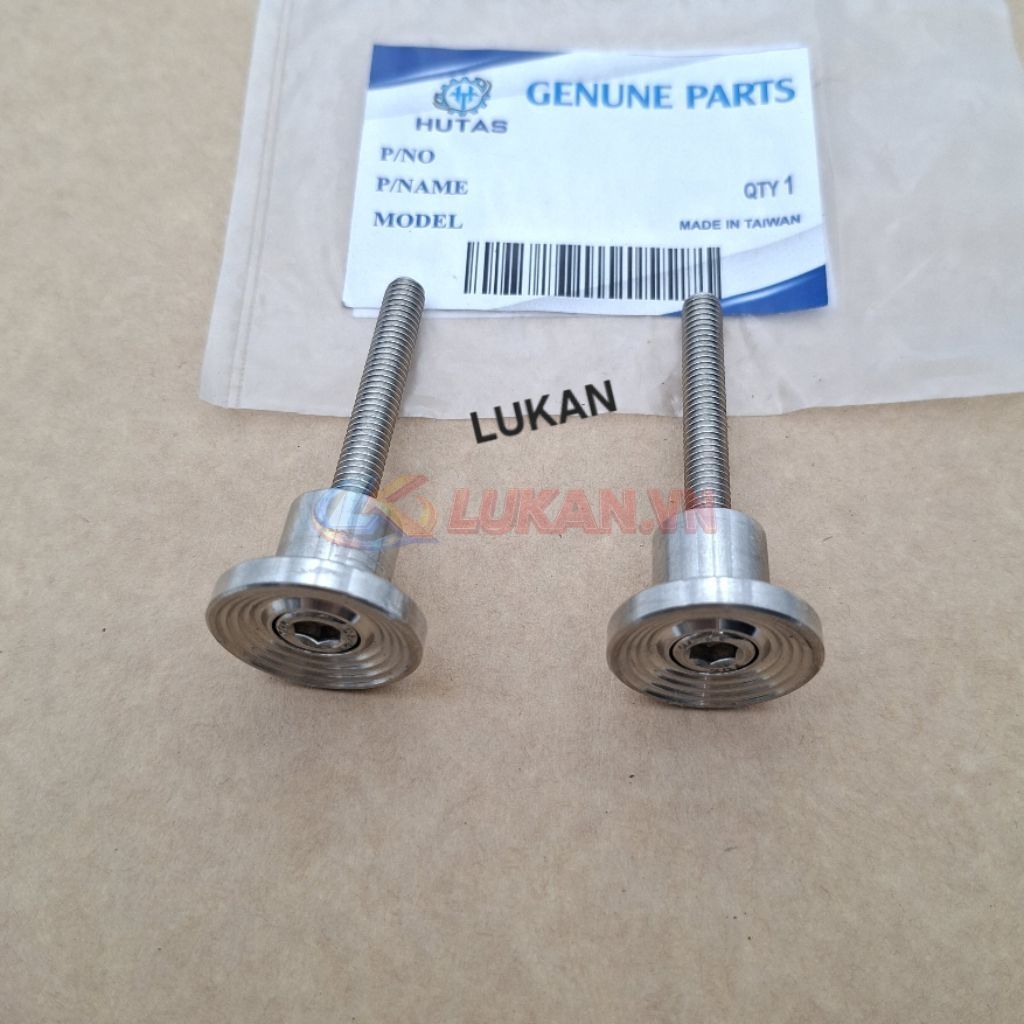 Cặp ốc inox, khâu CNC bắt rổ mặt nạ trước xe FUTURE LED, WAVE 125... - Ảnh 6