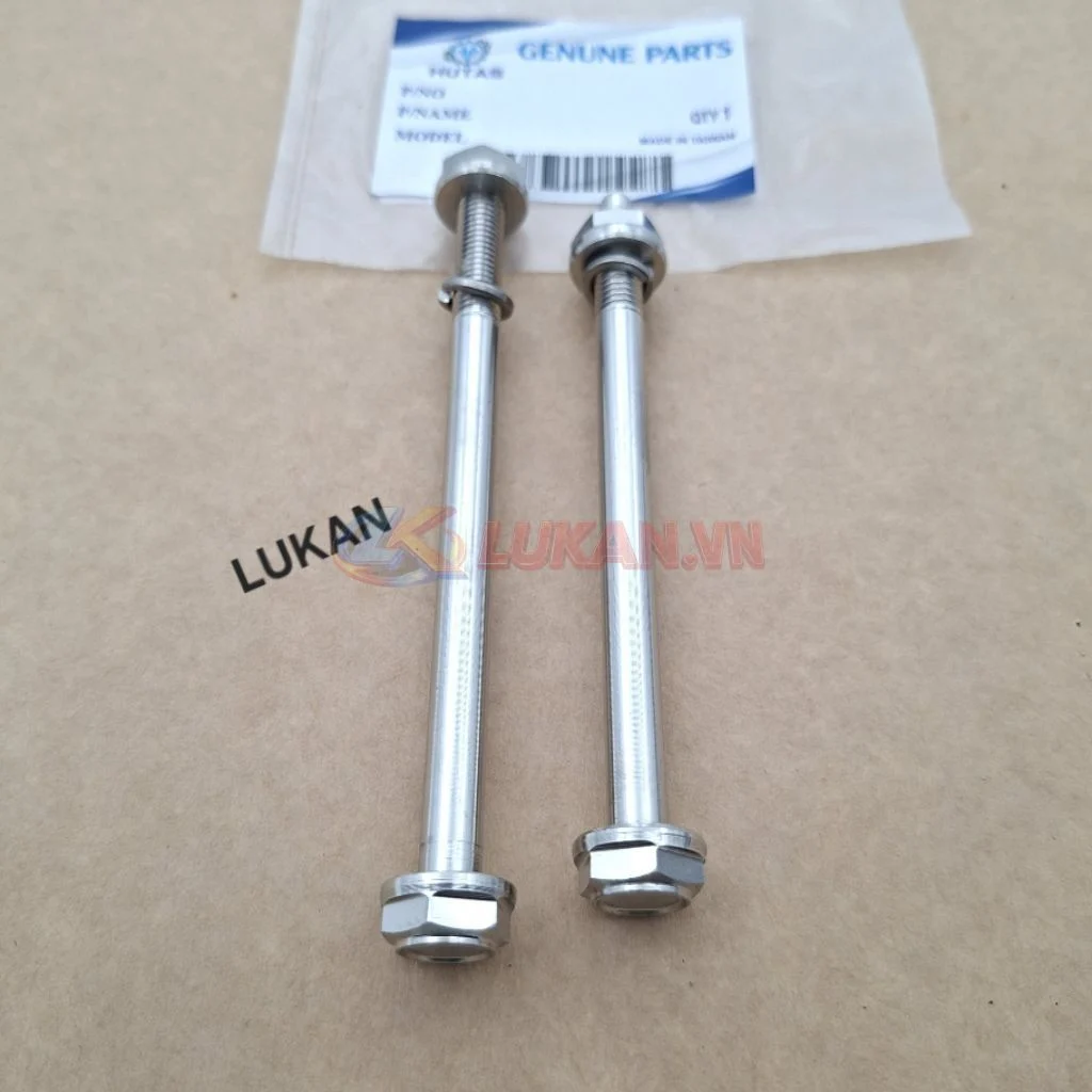 Cặp ốc, trục cốt treo máy inox CNC xe DREAM..... - Ảnh 2