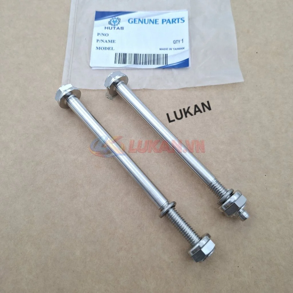 Cặp ốc, trục cốt treo máy inox CNC xe DREAM.....