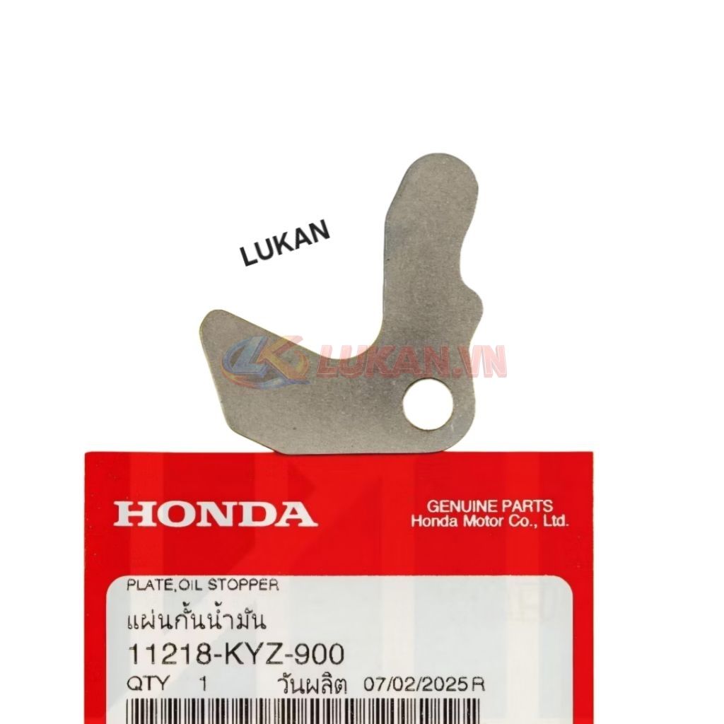 Pass chặn lốc số, nhớt mâm lửa xe FUTURE MẬP, LED, WAVE 125.... zin 11218-KYZ-900