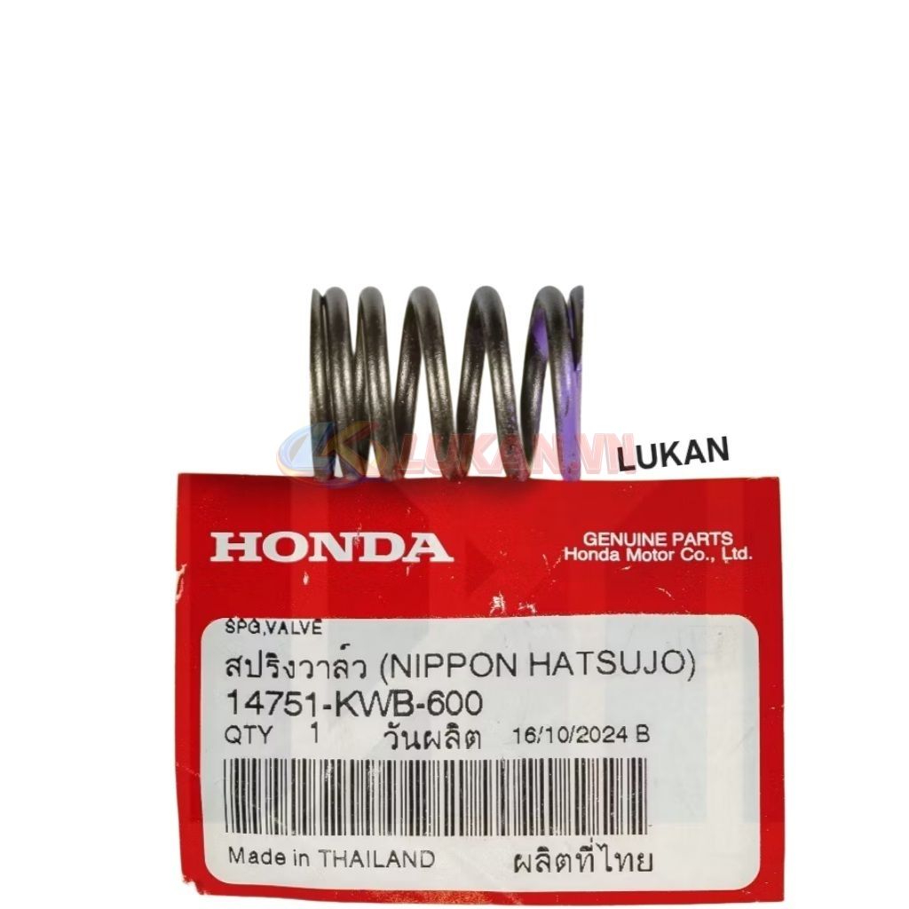 Lò xo xupap đầu bò quylat xe WAVE S110, RSX, BLADE, A110... zin 14751-KWB-600 - Ảnh 2