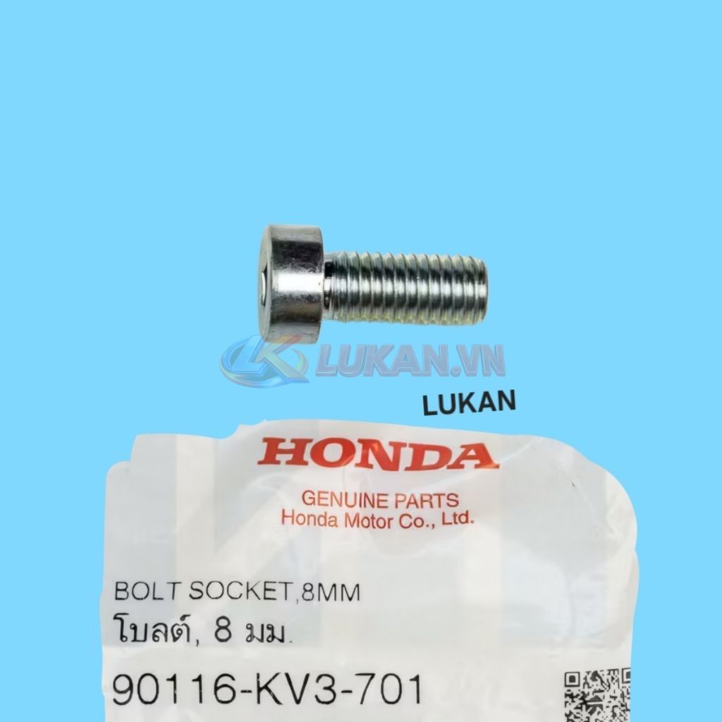 Ốc, bu lông bắt lổ phuộc trước dưới xe WAVE, FUTURE 125... zin 90116-KV3-701