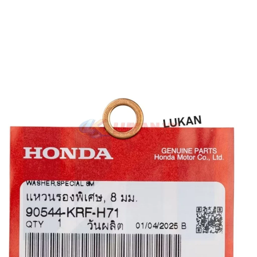 Đệm phẳng, lông đền đồng phuộc trước DREAM, WAVE, FUTURE.... 8mm 90544-KRF-H71 - Ảnh 2