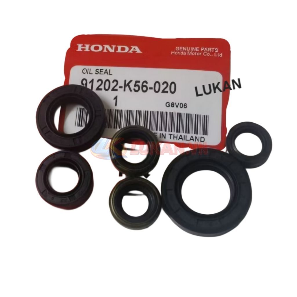 Bộ 6 phốt cao su, phớt lốc máy xe WINNER, SONIC, CBR 150.... zin - Ảnh 2