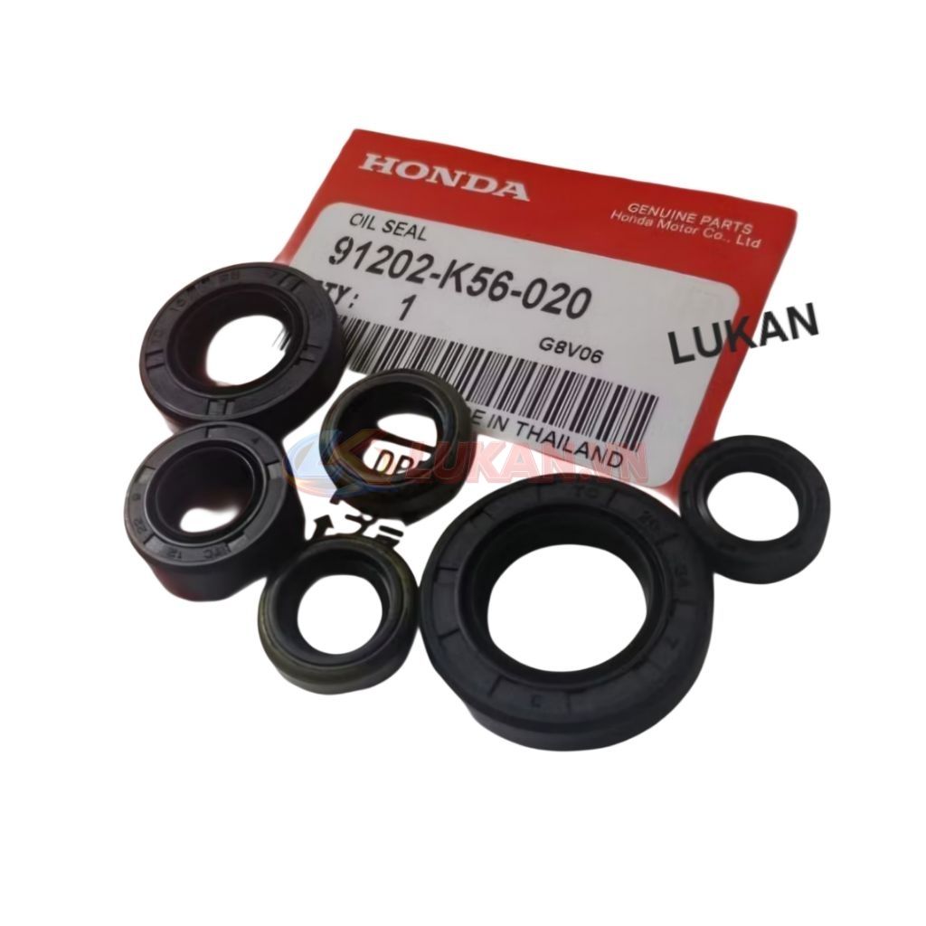 Bộ 6 phốt cao su, phớt lốc máy xe WINNER, SONIC, CBR 150.... zin - Ảnh 3