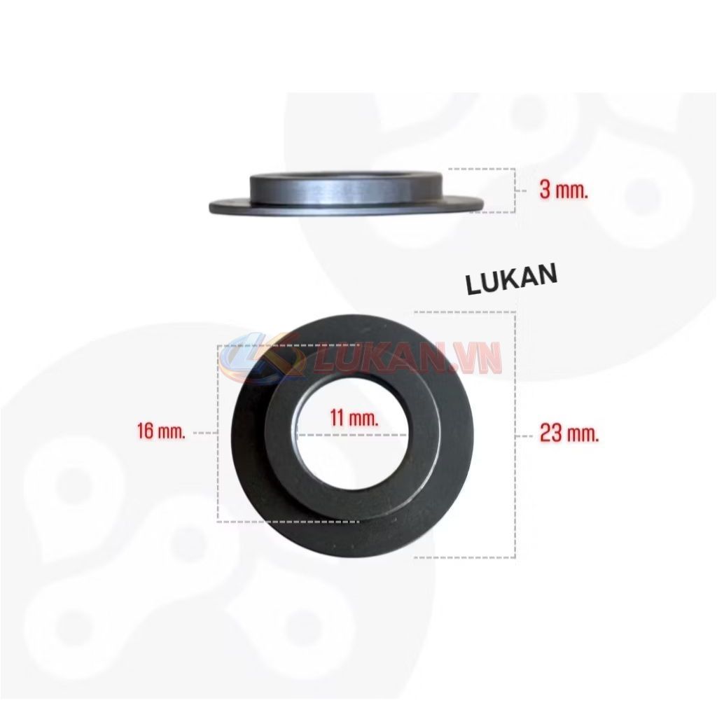 Đệm phẳng, lông đền chân lò xo xupap WAVE S110, RSX, FUTURE 125... zin 14775-KVY-900 - Ảnh 6