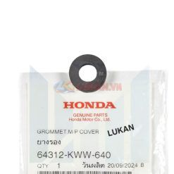 Cao su đệm bửng yếm dưới WAVE S110, RSX, BLADE, A110, FUTURE 125.... zin 64312-KWW-640