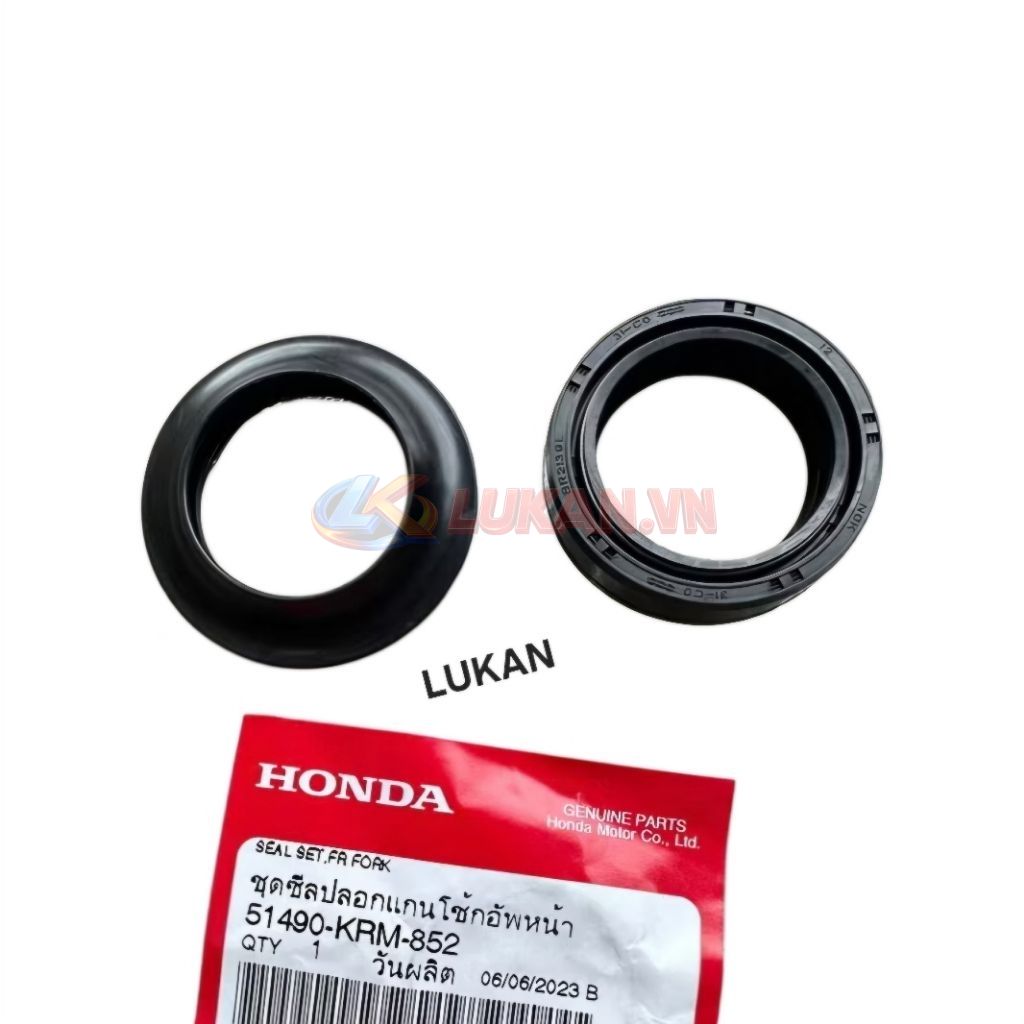2 Phốt, phớt ti phuộc trước, giảm sóc WINNER, SONIC, CBR 150, MSX... zin 51490-KRM-852