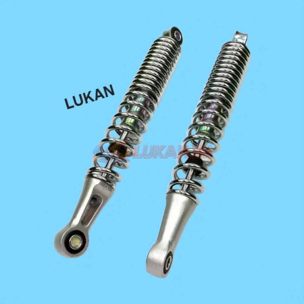 Cặp phuộc nhún, giảm sóc sau WAVE A, RS, S100, RSX... xi bóng - Ảnh 3