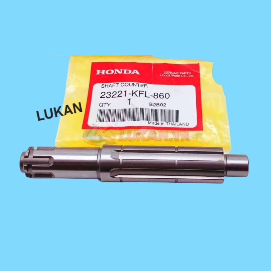 Trục cốt số, nhông tải xe WAVE Thái 110, FUTURE 1... zin 23221-KFL-860 - Ảnh 3