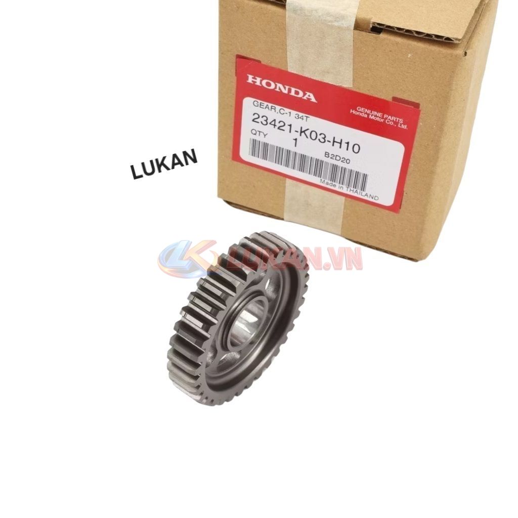 Bánh răng, nhông số 1 cốt tải WAVE S110, RSX, BLADE, A110... 34T zin 23421-KWW-740, 23421-K03-H10 - Ảnh 4