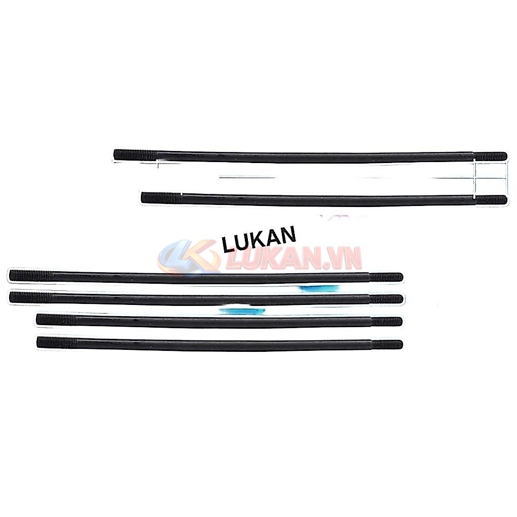 Bộ 4 cây bù rong, đũa đầu lòng xi lanh xe DREAM, WAVE.... đôn đi thớt 215, 225mm
