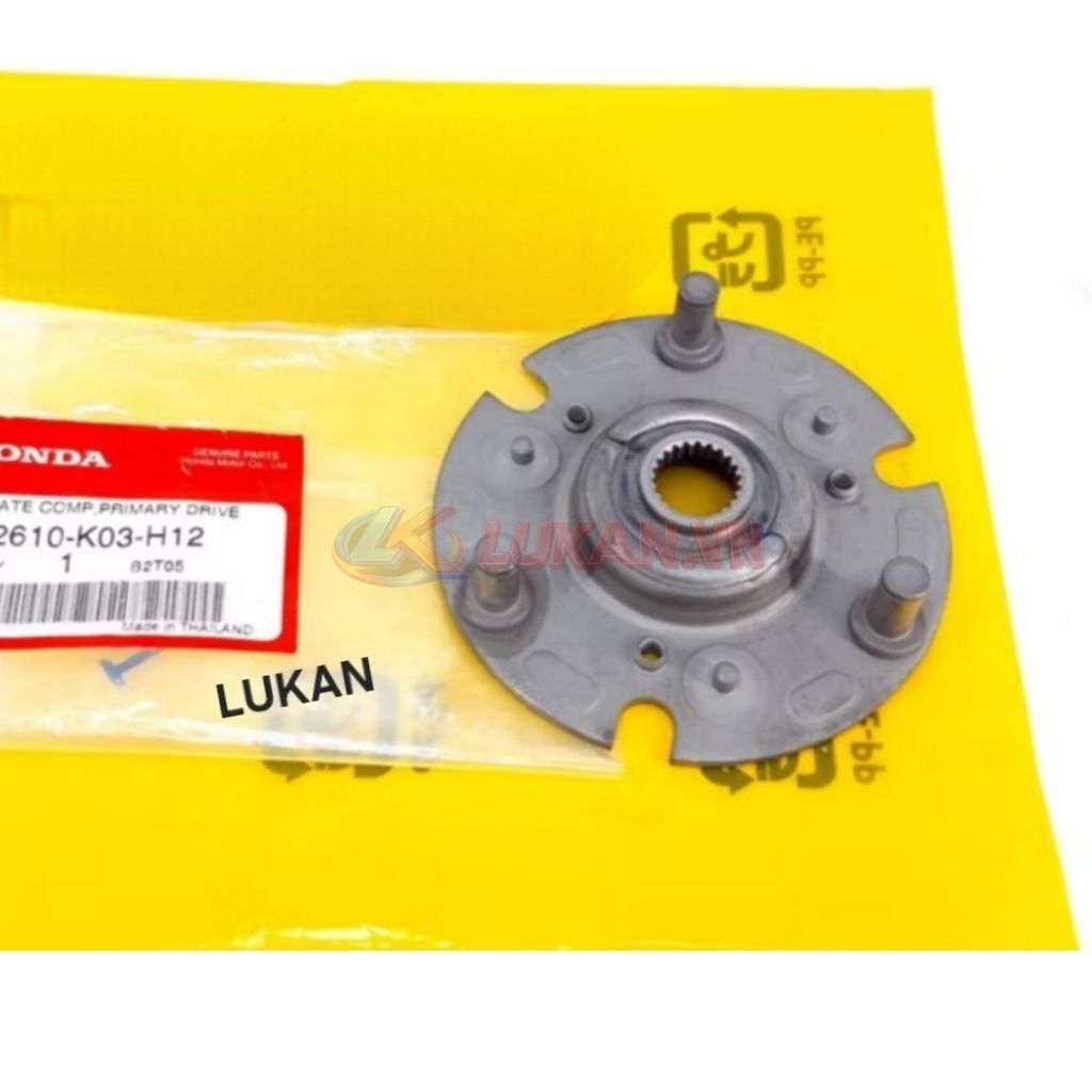 Đế sắt bố ba càng, nồi côn ly hợp xe WAVE RSX 2014-2026... zin 22610-K03-H12 - Ảnh 2
