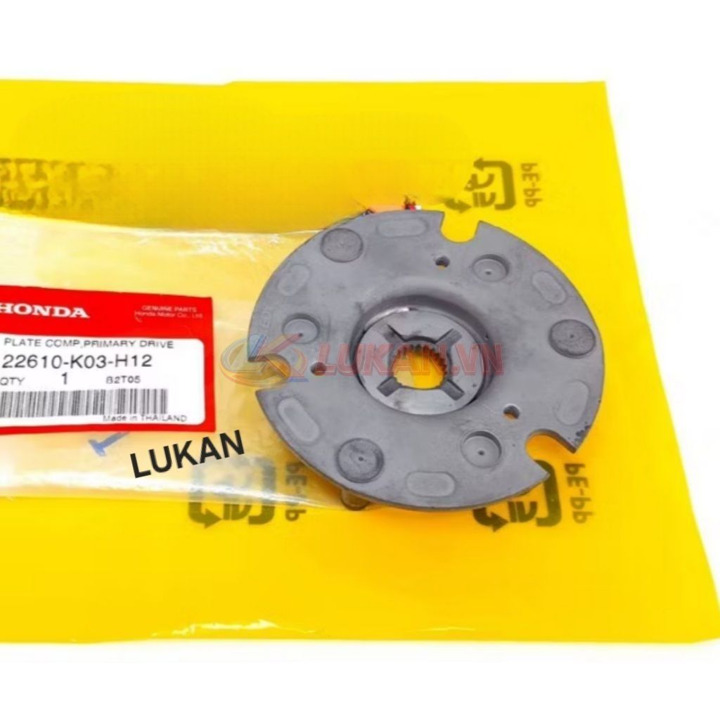Đế sắt bố ba càng, nồi côn ly hợp xe WAVE RSX 2014-2026... zin 22610-K03-H12 - Ảnh 3