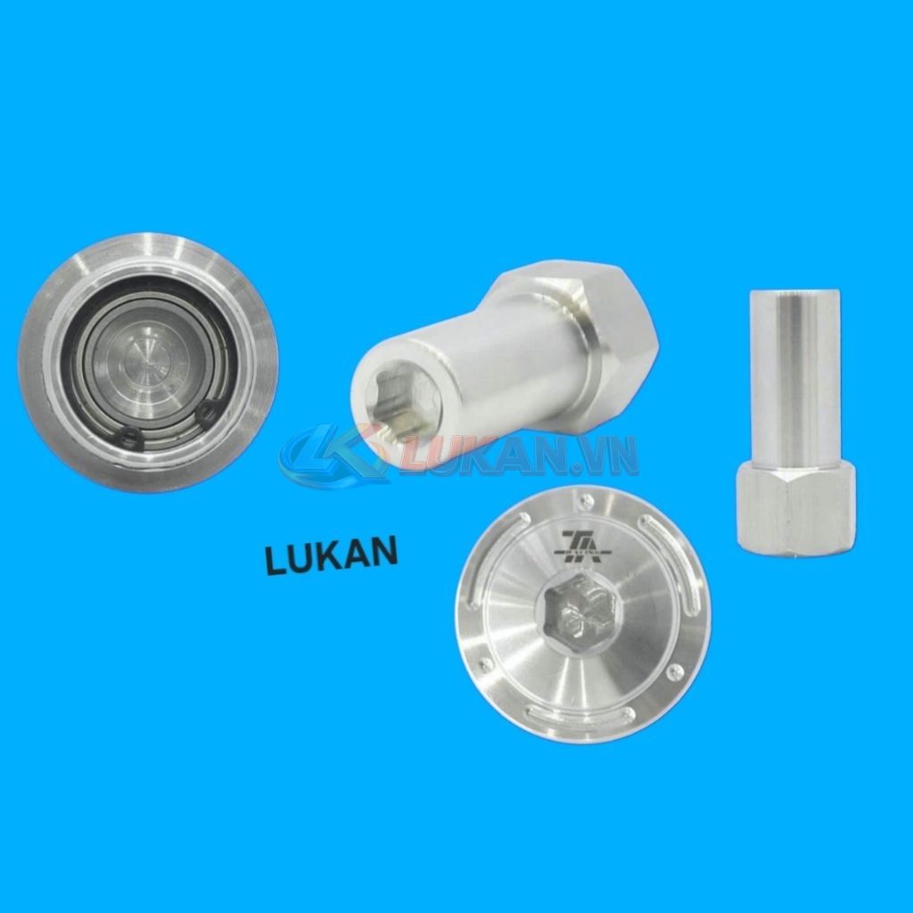Ốc định tâm, chống gãy đầu cốt dên đôn DREAM, WAVE, CUB, 67... 10, 12mm, vô lăng - Ảnh 3