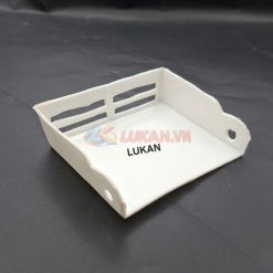 Nắp nhựa trắng, che hộp pô e, lọc gió xe CUB 78, 81...
