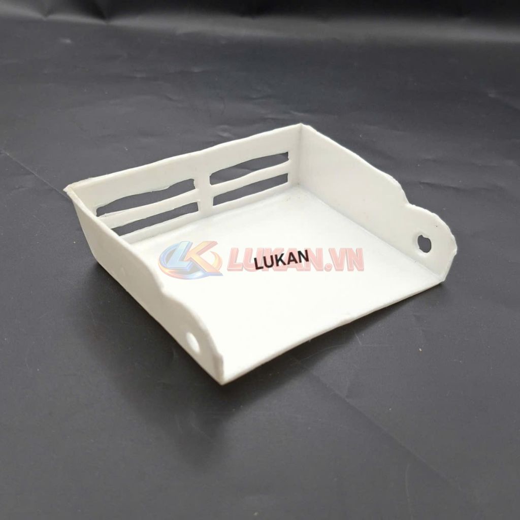 Nắp nhựa trắng, che hộp pô e, lọc gió xe CUB 78, 81... - Ảnh 2