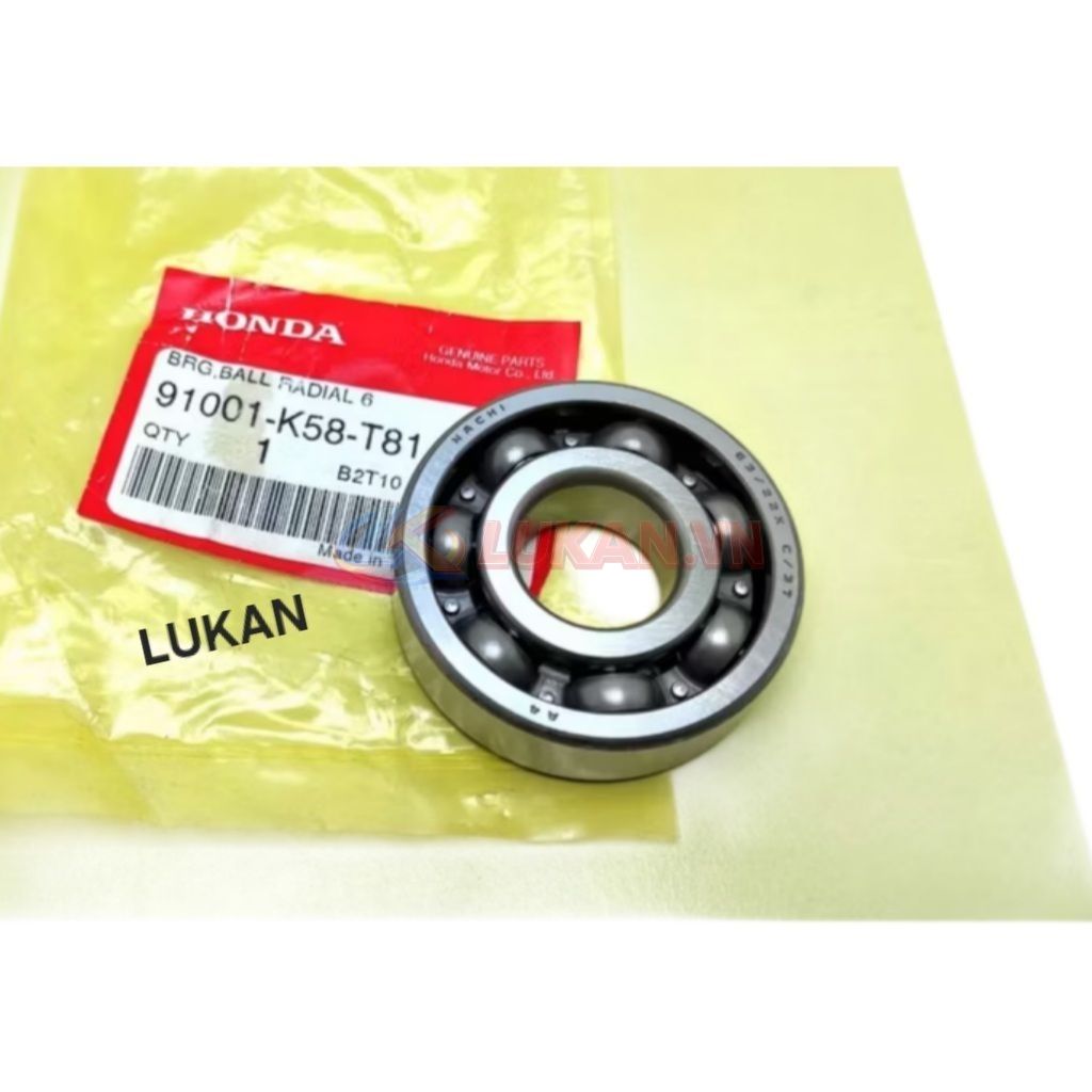 Cặp bạc đạn dên, vòng bi trục khuỷu FUTURE 2, NEO, MẬP, LED... zin 91001-K58-T81, 91001-K1M-T02 - Ảnh 3