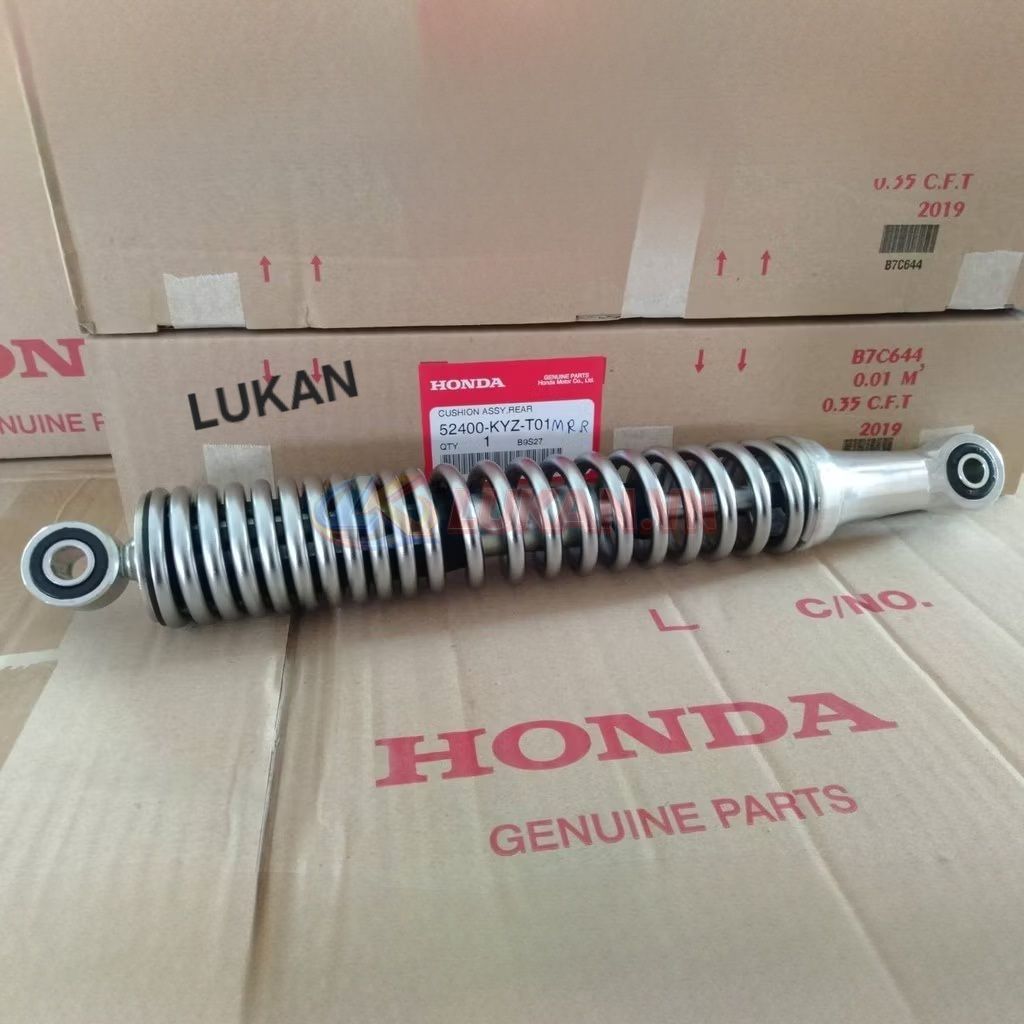 Cặp phuộc nhún, giảm sóc sau xe FUTURE MẬP, LED 125... xi Bạc zin 52400-KYZ-T01 - Ảnh 2