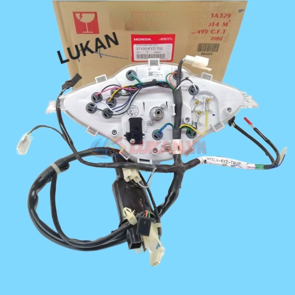Cụm đồng hồ, công tơ mét xe FUTURE MẬP, LED 125... Xanh zin 37100-KYZ-T02 - Ảnh 4
