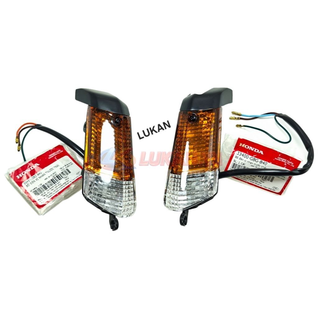 Cặp đèn xi nhan trước xe SUPER DREAM Việt zin Honda 33450-GBG-B40, 33400-GBG-B40 - Ảnh 4