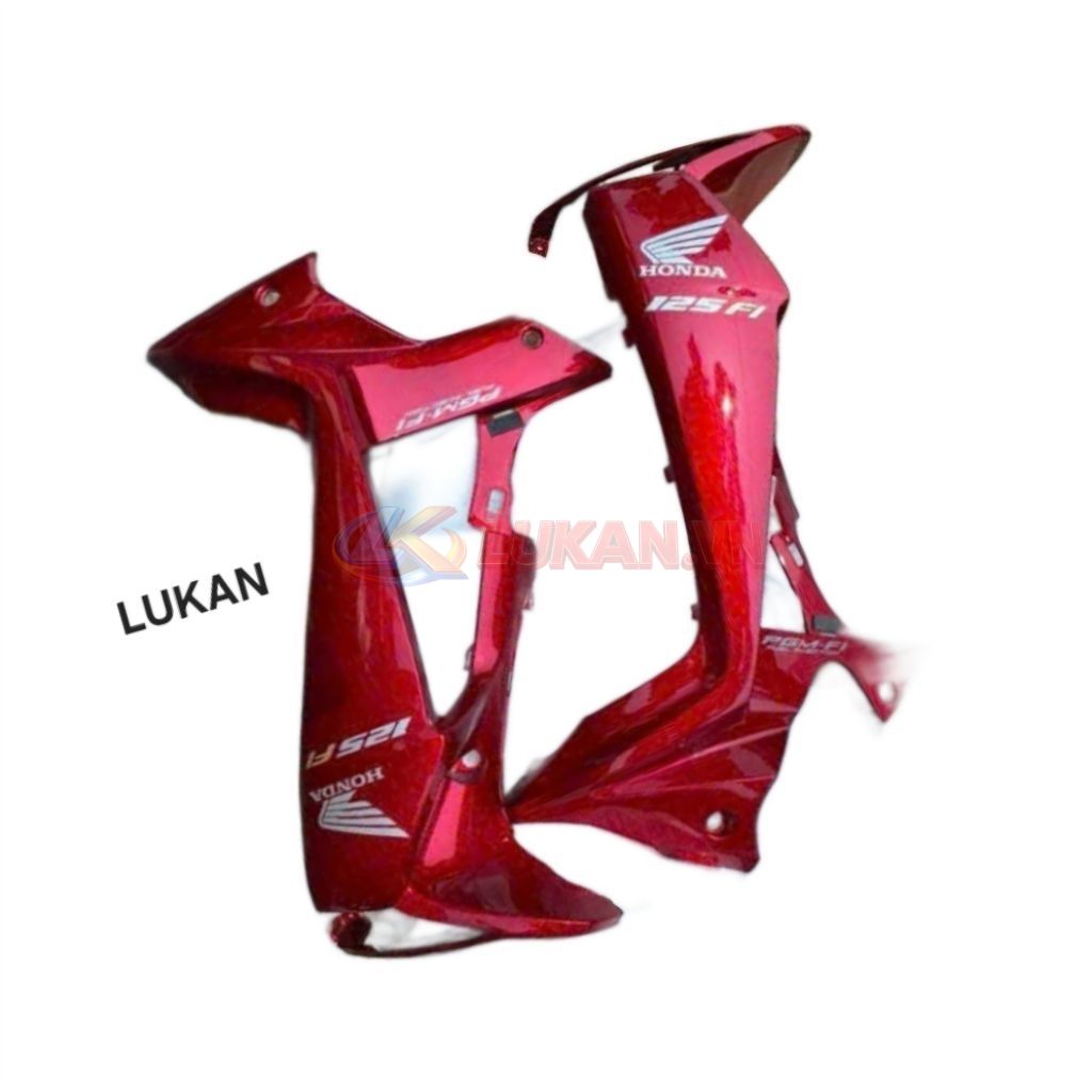 Cặp nhựa bững cánh yếm xe FUTURE X 125.... Đỏ zin chính hãng - Ảnh 5