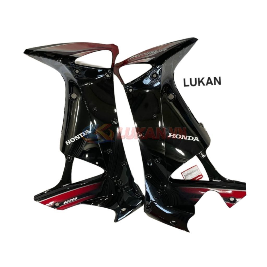 Cặp nhựa bửng cánh yếm trong xe FUTURE NEO 125.... Đỏ Đen zin chính hãng
