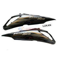 Cặp nhựa ốp thân sườn xe FUTURE NEO 125 Đen zin tem cánh chim
