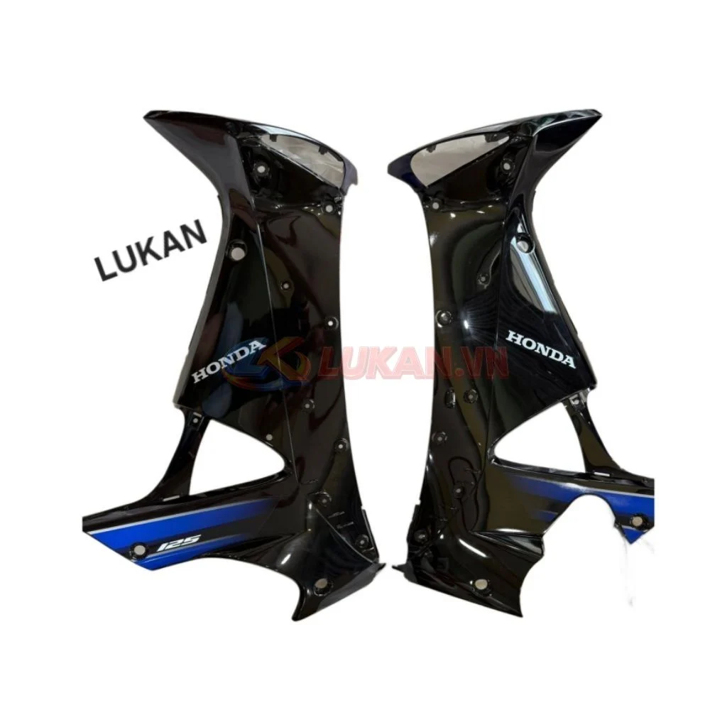 Cặp nhựa bửng cánh yếm trong xe FUTURE NEO 125... Đen xanh zin - Ảnh 3