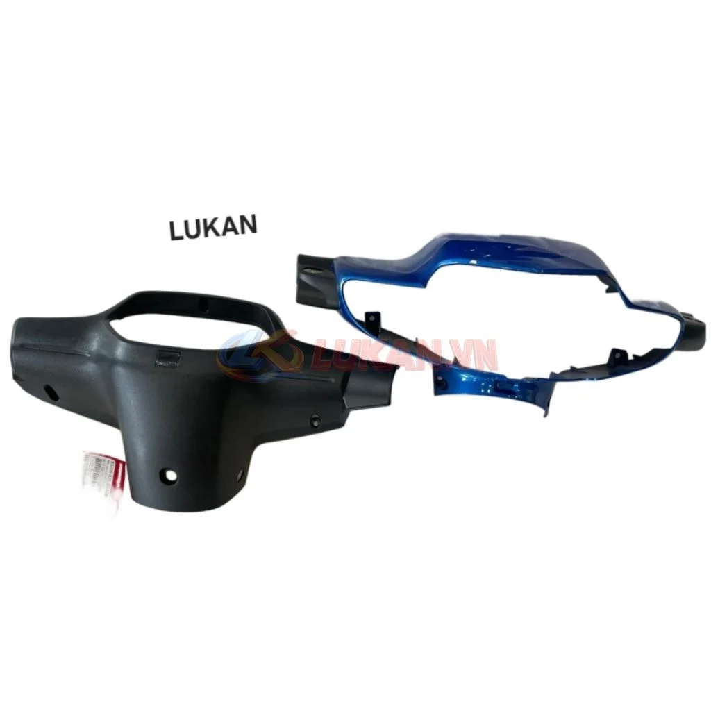 2 Ốp nhựa đầu đèn trước xe WAVE ALPHA đời đầu Xanh ngọc zin
