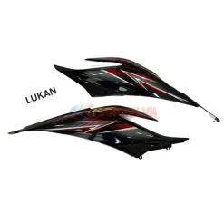 Cặp nhựa ốp thân sườn xe WAVE RS 110... Đen zin chính hãng