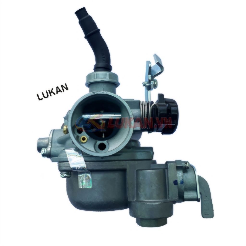 Bình xăng con Centa, chế hòa khí ga 16mm xe DREAM, WAVE 100.... vàng ngắt gió - Ảnh 2