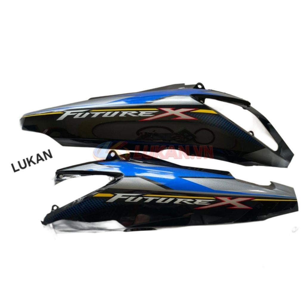 Cặp nhựa ốp thân sườn xe FUTURE X 125.... Đen Xanh zin chính hãng