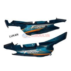Cặp nhựa ốp thân sườn xe FUTURE 1 đời đầu Xanh Ngọc zin Honda