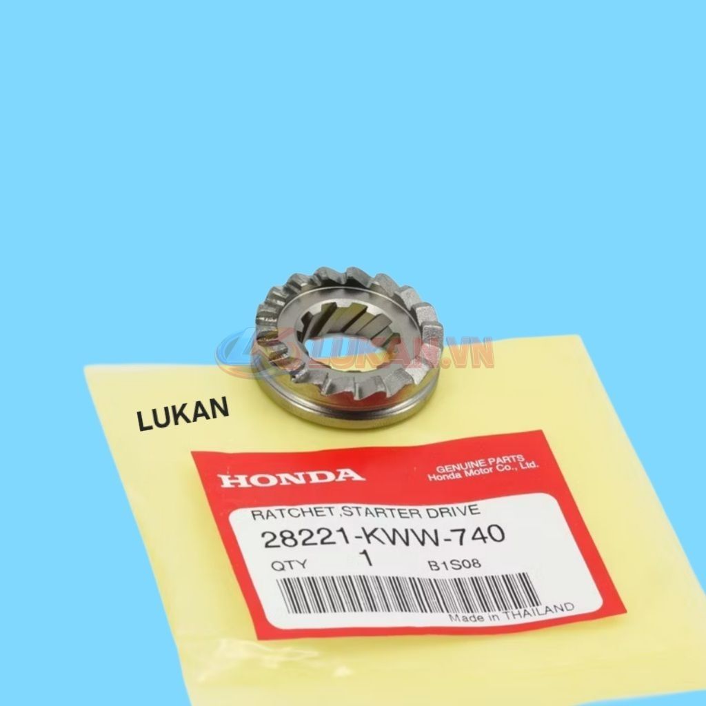 Bánh răng, rảnh trượt nhông giò đạp xe WAVE S110, RSX, BLADE, A110... zin 28221-KWW-740