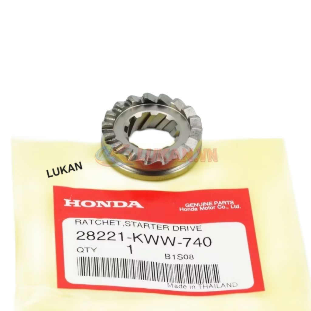 Bánh răng, rảnh trượt nhông giò đạp xe WAVE S110, RSX, BLADE, A110... zin 28221-KWW-740 - Ảnh 4
