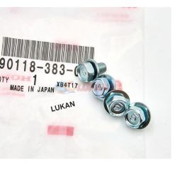 Bộ 4 ốc bắt hộp xích, sên cacte xe DREAM, WAVE.... zin Honda Japan Nhật 93401-0601000, 90118-383-