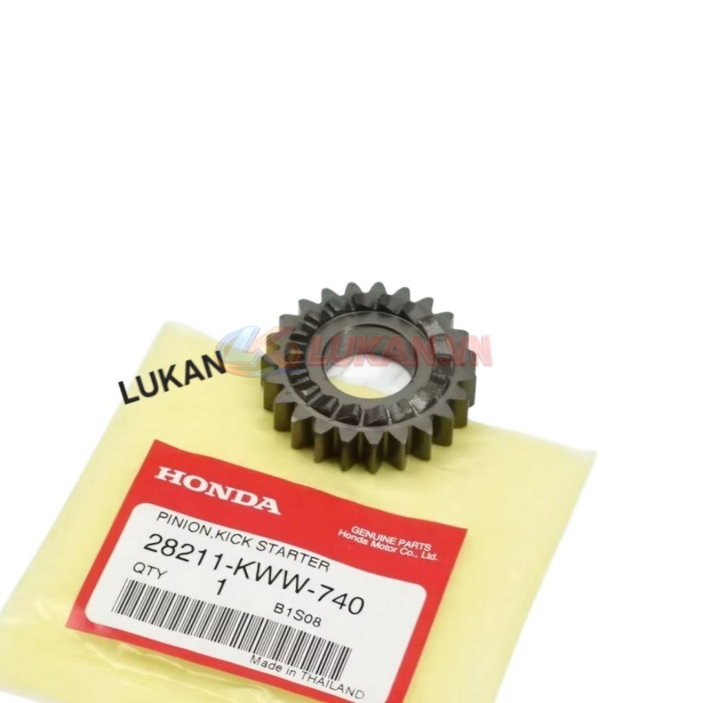 Bánh răng, nhông trượt giò đạp khởi động WAVE S110, RSX, BLADE, A110.... zin 28211-KWW-740