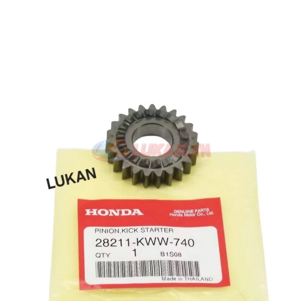 Bánh răng, nhông trượt giò đạp khởi động WAVE S110, RSX, BLADE, A110.... zin 28211-KWW-740 - Ảnh 4