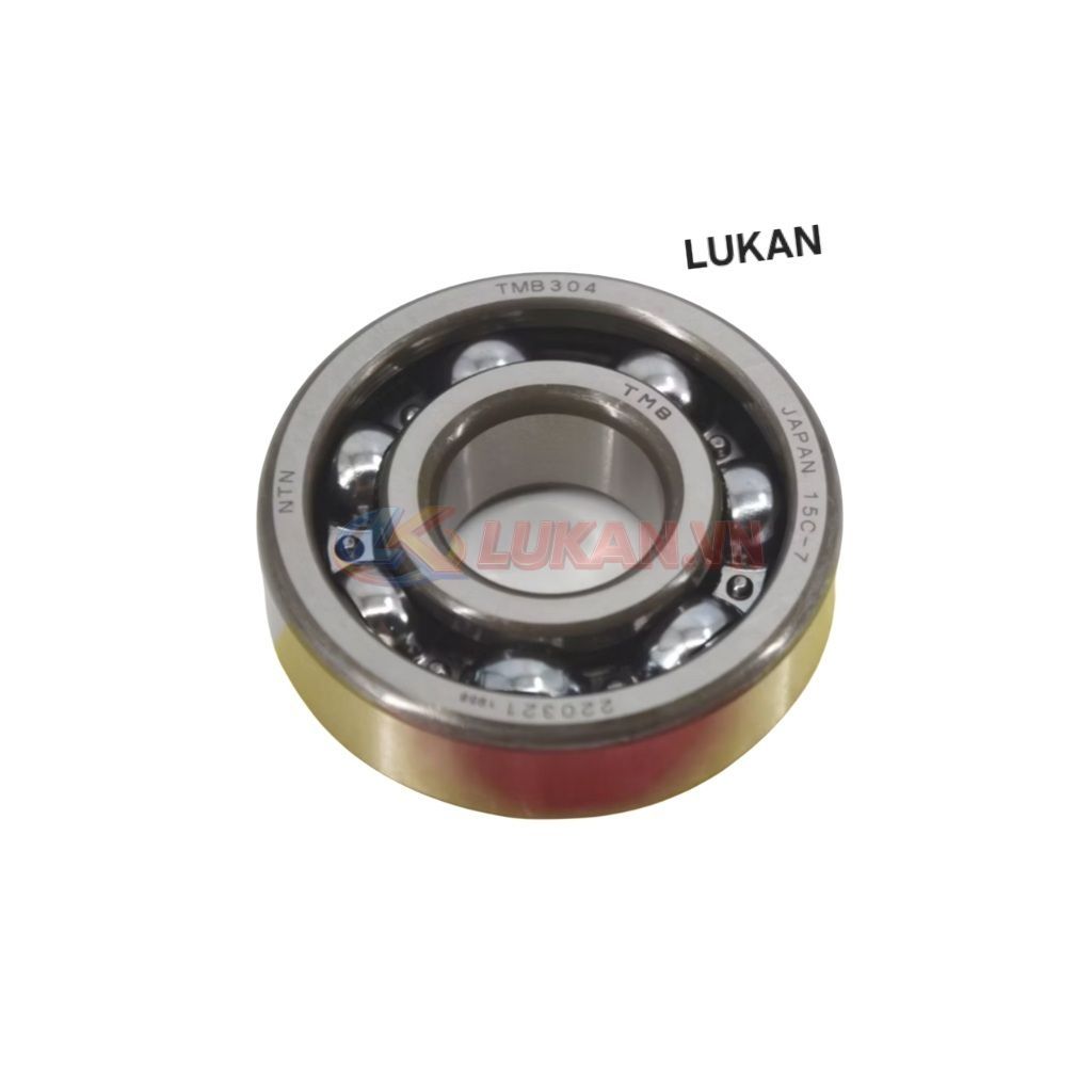 Vòng bi, bạc đạn dên trục khuỷu DREAM, WAVE, FUTURE... 6304 zin 91001-GF6-004, GS4-760 - Ảnh 3