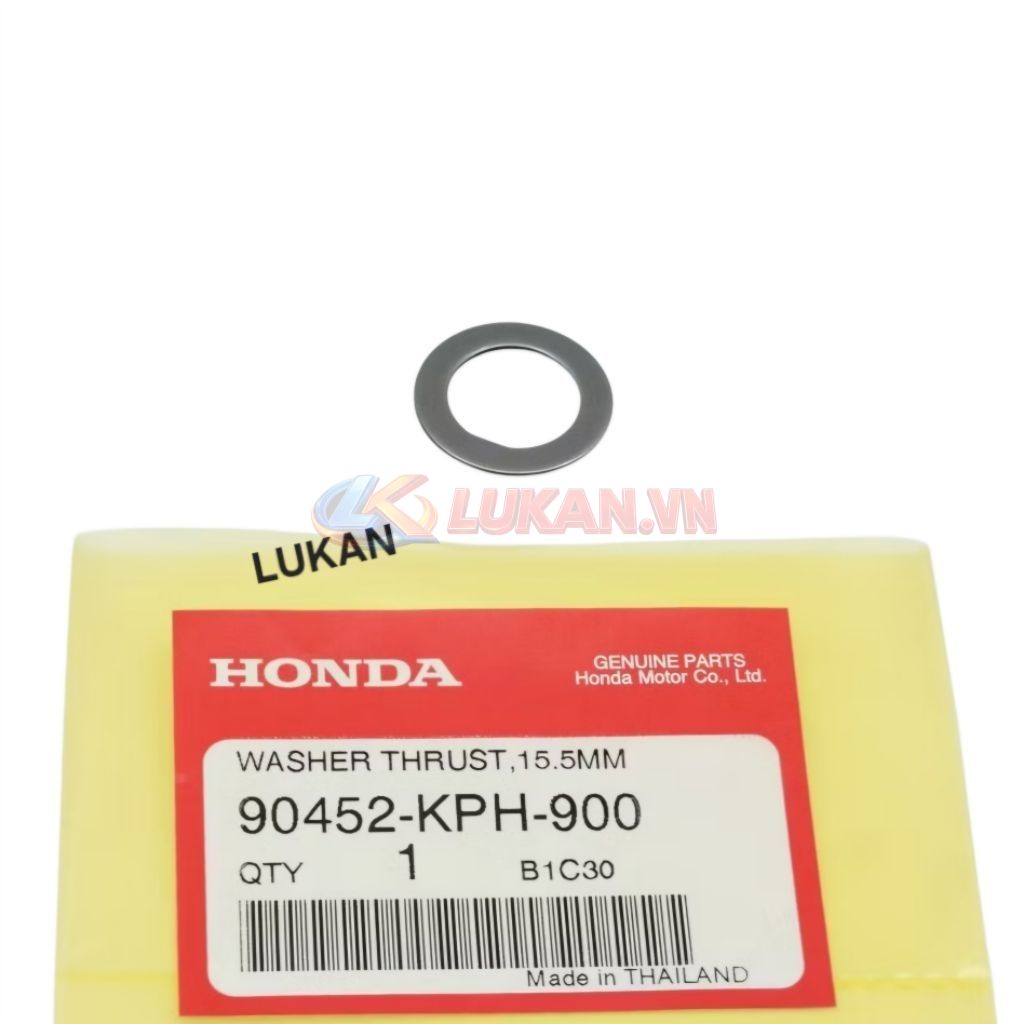 Đệm phẳng, lông đền cốt giò đạp FUTURE 2, NEO, MẬP, LED 125... 15,5 zin 90452-KPH-900